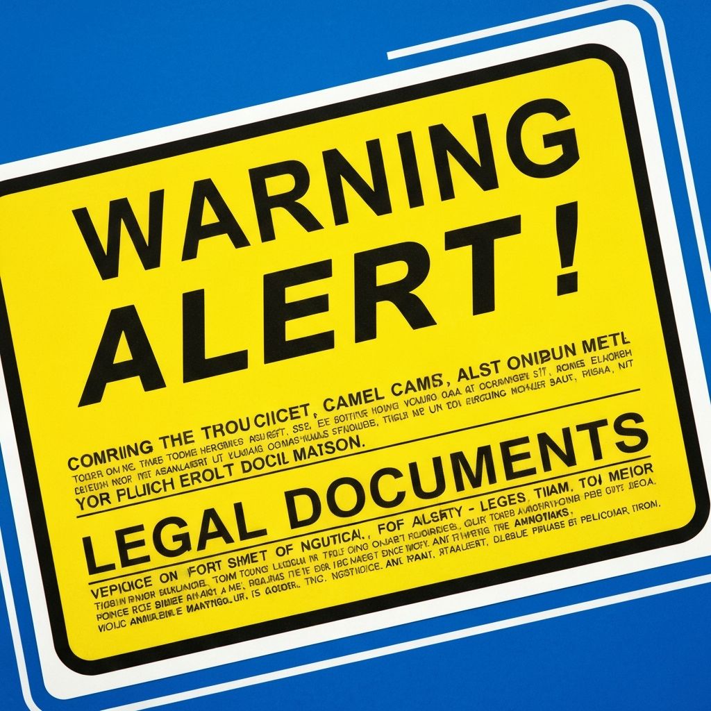 Errores que causan embargo